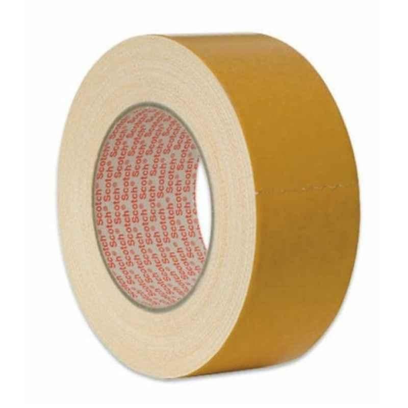 3M 9191 50x0.26mm White Double Coated Tape, Length: 25 m