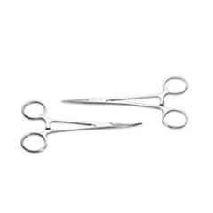 Forgesy Stainless Steel Straight & Curved Artery Utility Forceps Set, FORGESY152