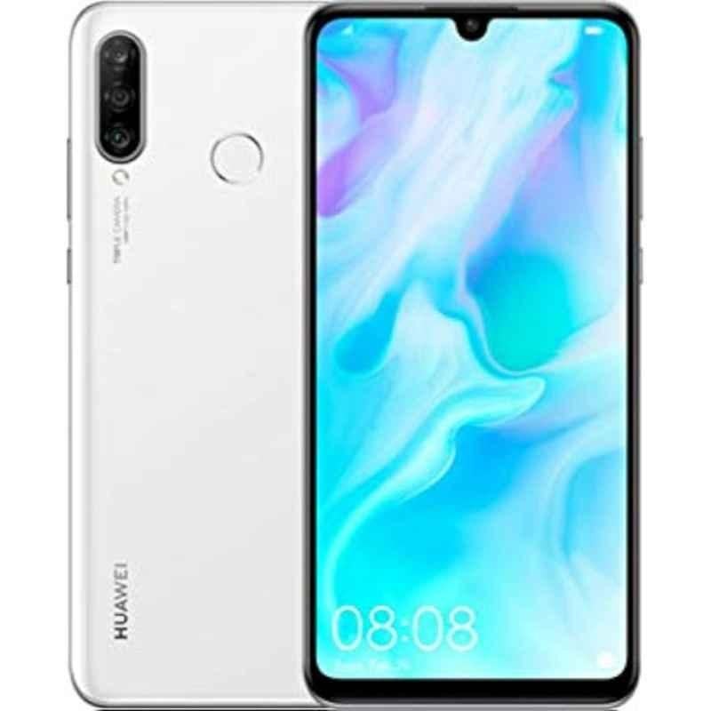 Huawei P30 Lite 6.15 inch 4GB/128GB Pearl White 4G Smartphone, HW-MARLX1M-P30LITEPWHT-128GB