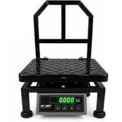 Monet 12x12 inch 80kg Mild Steel Platform Weighing Scale with Dual Display & 2 Days Battery Backup