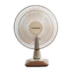 Crompton TFHIFLONEO16COBR 58W Coffee Brown Anti Dust Table Fan, Sweep: 400 mm