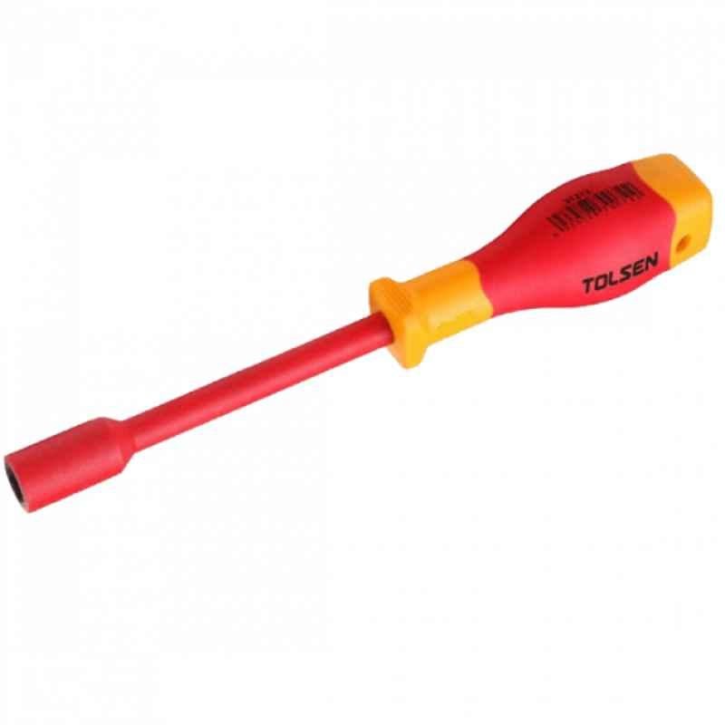 Tolsen 7.0x125mm Insulated Nut Screwdriver, V31207