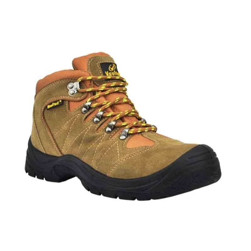 Vaultex VHH Steel Toe Honey Safety Shoes, Size: 45