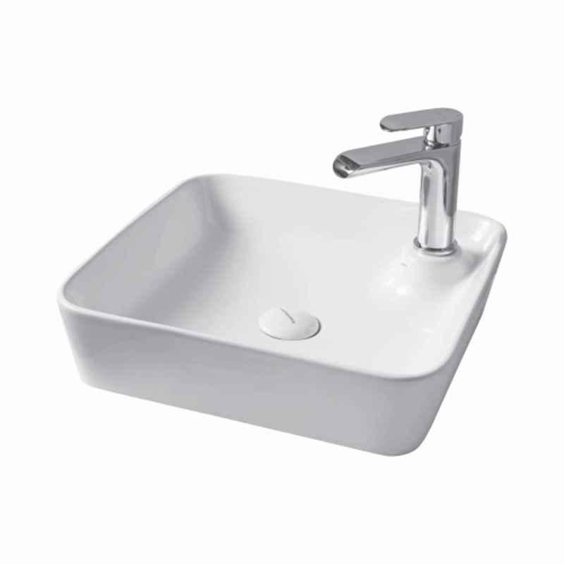 Uken NIXON 30x20x15cm Ceramic White Table Top Wash Basin