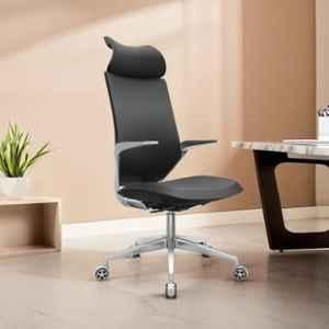 Rose Pablo Leatherette Black High Back Executive Chair