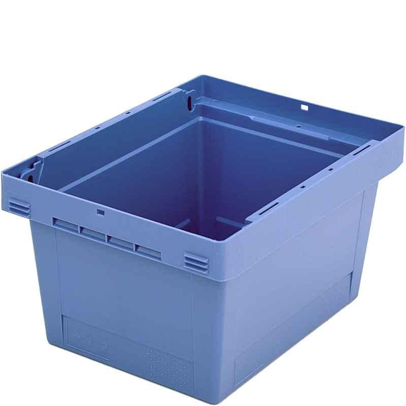 Bito 400x300x223mm 20kg PP Dove Blue Multipurpose MB Reusable Container without lid, 6-11091
