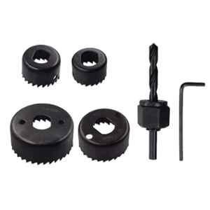 Hillgrove HGCM452M2 6 Pcs Metal Alloy Hole Saw Wood Cutter Drill Bit Set, HGCM819