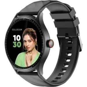 Cellecor AIR M3 1.52 inch 360x360p HD Curved Round Black Smart Watch with 5 Days Battery Backup