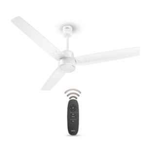 Havells Fab 30W 350rpm 5 Star Aluminium Elegant White BLDC Ceiling Fan with 3 Years Warranty, Sweep: 1200 mm