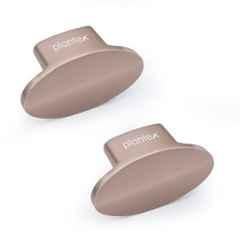 Plantex Knobs for Drawer/Small Drawer Knobs/Knobs for Cabinets/Pull-Push Knobs for Kitchen/Bedroom Drawer (Pack of 2) Oval, Rembo