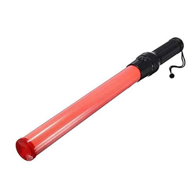 Baton Light Red Led Traffic Safety Baton Light, With Two Flashing Modes, 20.5 Inch