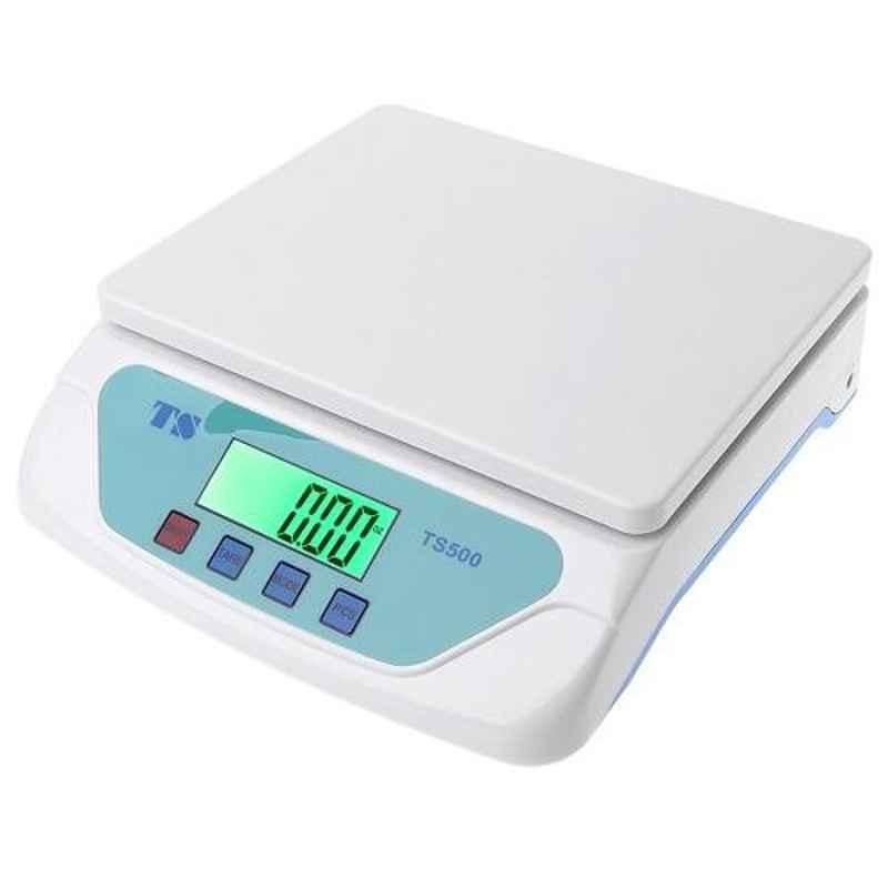 Virgo 30kg White Digital Kitchen Multi-Purpose Weighing Machine, TS-500 30KG WHITE