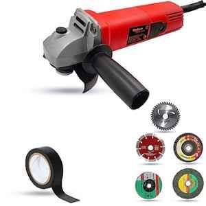 Walkers 800W 4 inch Angle Grinder with 5 Pcs Wheel & Electrical Tape, WKCB485