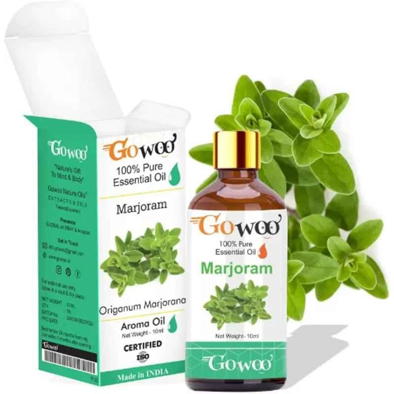 GoWoo 10ml Therapeutic Grade & Aromatherapy Marjoram Oil for Skin Care, GoWoo-P-32