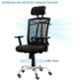 Da Urban Max Black High Back Revolving Office Chair with Head Rest