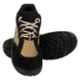 Allen Cooper AC1561 Leather Non-Metallic Toe Black Work Safety Shoes, Size: 8