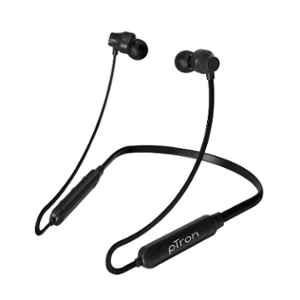 Ptron Lite Black Bluetooth Wireless Earphones