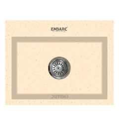 Embarc E1 24x18 inch Peach Aura Granite Quartz Kitchen Sink