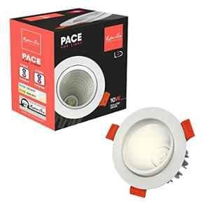 Fybros Pace 10W Aluminium Warm White Round LED COB Down Light, FLS5763A