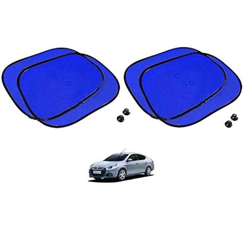 Kozdiko 4 Pcs Blue Chipkoo Car Window Sunshade Curtain Set for Renault Scala, koz_82999