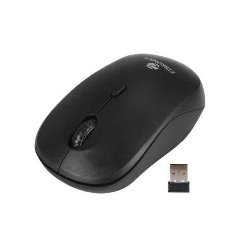 Zebronics 2.4GHz Wireless Optical Mouse, ZEB-BOLD (Pack of 2)
