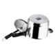 Vinod 5.5L 18/8 Stainless Steel Induction Friendly Inner Lid Pressure Cooker with Steam Plate, SPCIL55