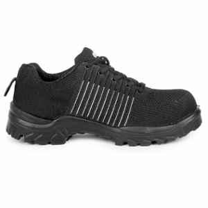 Fuel Aqua 2 Black Knitting Steel Toe Sport Shoes, Size: 7