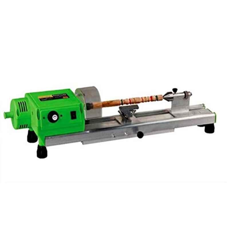 Krost 480W Precision Woodworking Mini Lathe Machine (480W, Green)