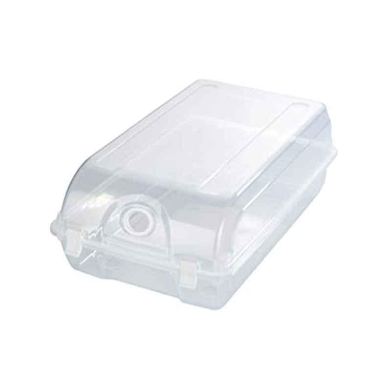 Wenko 36x21x13cm Polypropylene Transparent Rectangular Shoe Box, 50933100