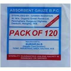 Agarwals 90cm Absorbent B.P.C. Sterile Gauze Swabs, AG-SXHVHJSVT-871C1C89 (Pack of 120)