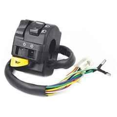 Uno Minda LHS Handle Bar Switch with Wire 2 Coupler & 2 Bullet for TVS Centra, SW-0657N
