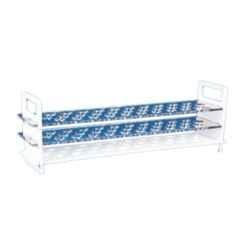 ELECOPTO 13mm 3 Tier Polycarbonate Test Tube Stand with 62 Holes