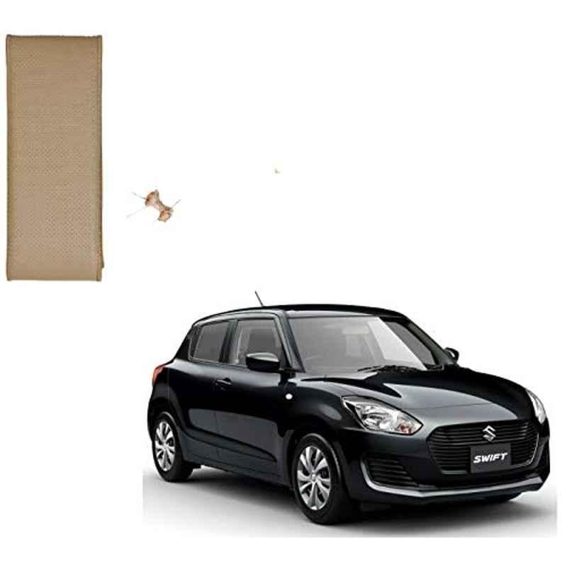Kozdiko Faux Leather Beige Stitchable Steering Wheel Cover for Maruti Swift 2018