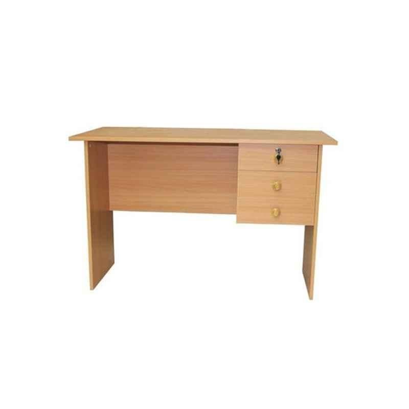 AE 120x60x77cm Wood Beige Office Desk, AE 123