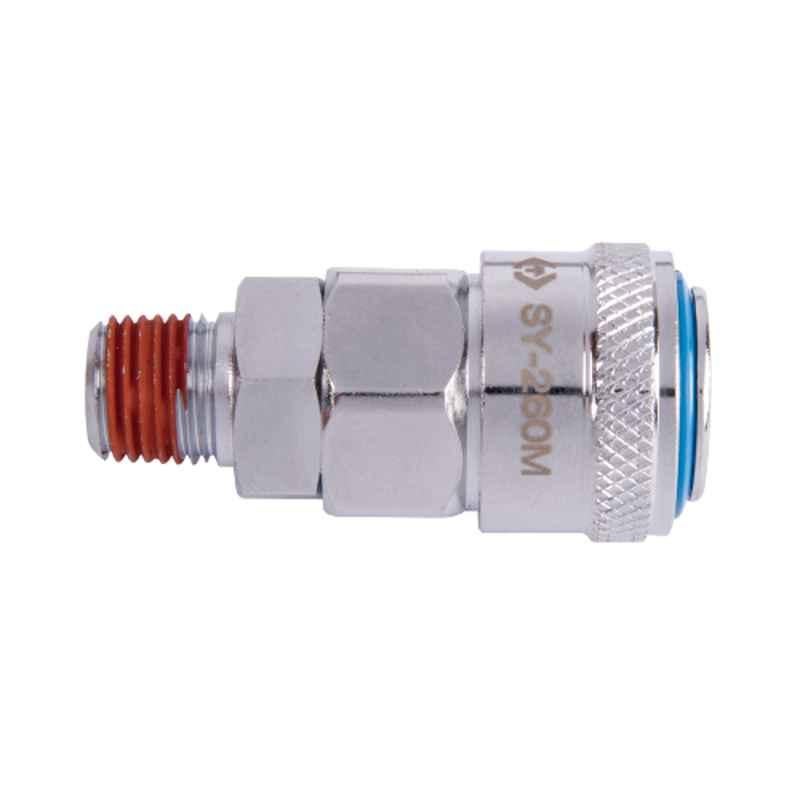 King Tony 1/4 inch BSPT Asian Air Quick Coupler, SY-260M