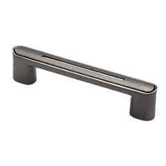 RAB 96 mm Zinc Black Satin Finish Drawer Pull Handle, 7091 (Pack of 2)