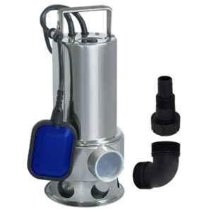 WorldTech 1HP Single Phase Heavy Duty Submersible Pump with Copper Winding & Float Switch