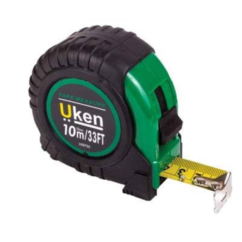 Uken Measuring Tape 10 m(25mm) Green