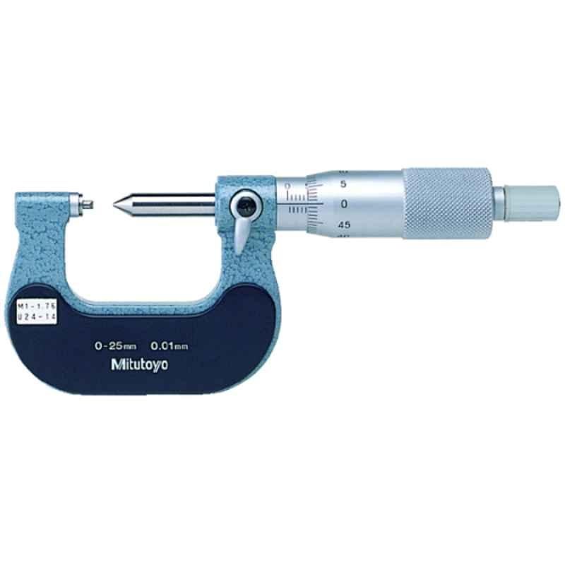 Mitutoyo 50-75mm Screw Thread Micrometer, 125-114
