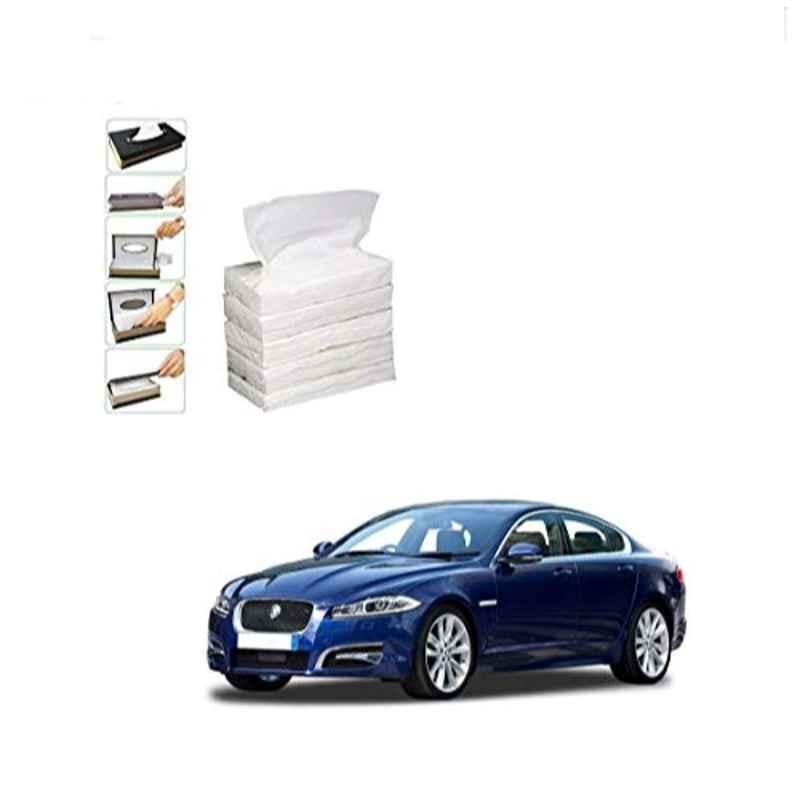 Kozdiko 100 Pulls Dispenser Box Refiller Tissue Paper with 200 Sheets for Jaguar XF (Pack of 5)