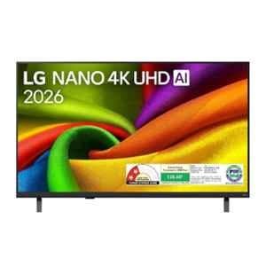 LG 43 inch 3840x2160p 4K UHD Black Smart TV with A5 AI Processor, 43NU875BPLA