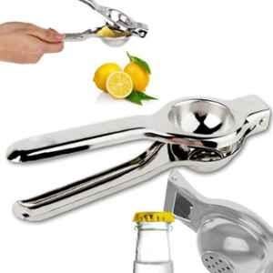 A-One 8x10x25cm Silver Stainless Steel Lemon Citrus 2 in 1 Squeezer