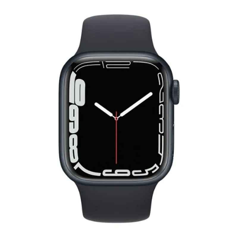Apple iWatch Series S7 45mm Black GPS Smart Watch, MKN53ZPA