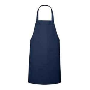 Generic Cotton Blue Adjustable Apron For Men & Women (Pack of 5)