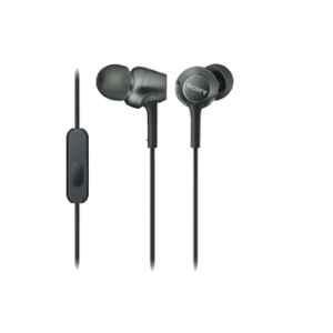 Sony MDR-EX255AP Black In Ear Headphone with Mic