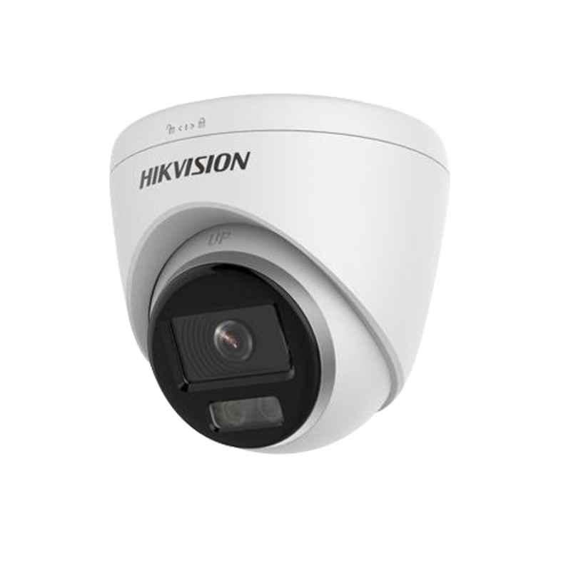 Hikvision EVteQ CCTV ColorVu Fixed Turret Camera with Built-in Mic & One Port for Four switchable Signals TVI/AHD/CVI/CVBS, DS-2CE70DF0T-PF
