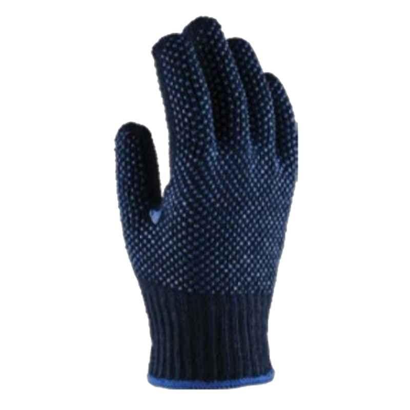 Techtion Swift D Multipro 7 Gauge Seamless Poly Cotton Shell Safety Gloves with PVC Dots on Both Sides
