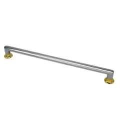 RAB 288mm Zinc Gold & Chrome Finish Drawer Pull Handle, 702