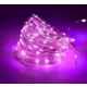 Tucasa DW-416 3m Battery Operated Pink LED Copper Wire String Light (Pack of 4)
