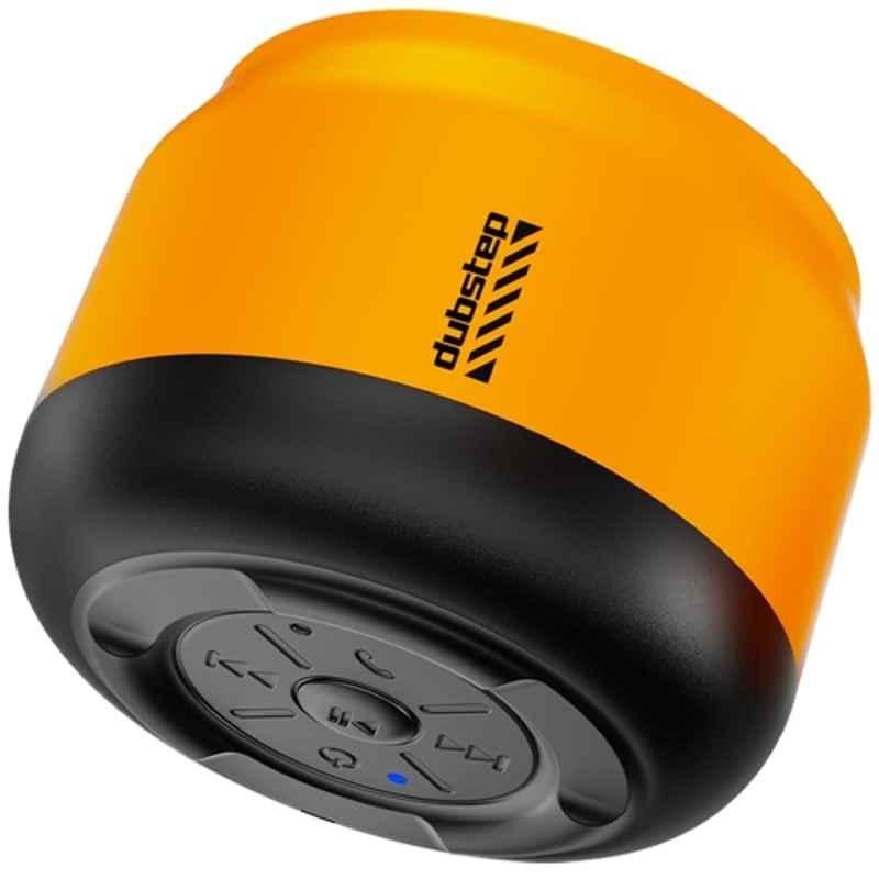 Dubstep Pop 600 6W 52mm Yellow Bluetooth Speaker with 15 hrs Playback Time